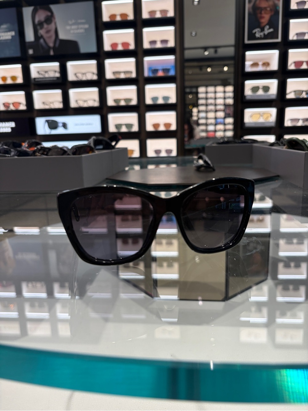 Ferragamo black sunglasses